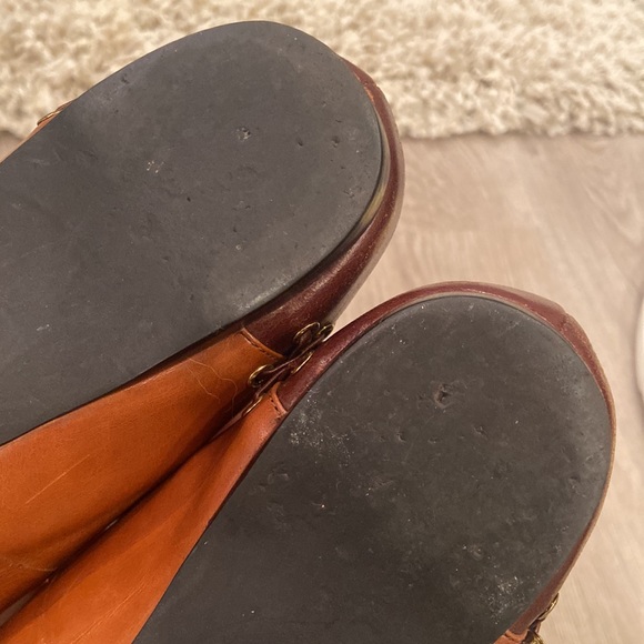 Michael Michael Kors Two Tone Lace Up Leather Flats - Picture 3 of 6